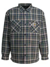 Carhartt Overshirt Jacket With Plaid Pattern And Pockets In White