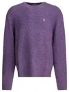 Carhartt Knitted Sweater With Soft Textured Fabric And Subtle Logo In Purple
