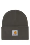 Carhartt Wip Dark Grey Acrylic Watch Hat In Gray