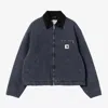 Carhartt Og Detroit Zip-up Jacket In Blue