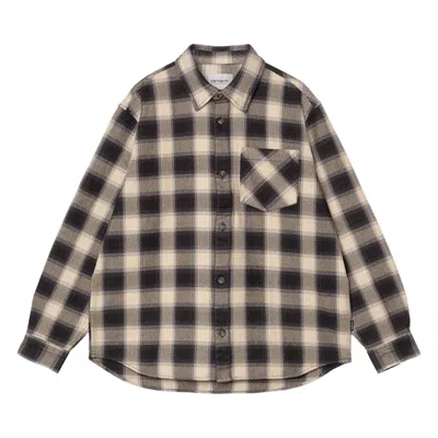 Pre-owned Carhartt Wip Dayne Check Shirt 'purple' | Black | Men's Size M