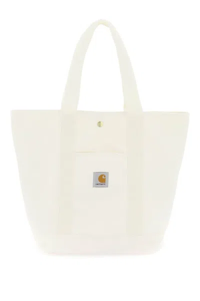 Carhartt Dearborn Canvas Tote Bag In White