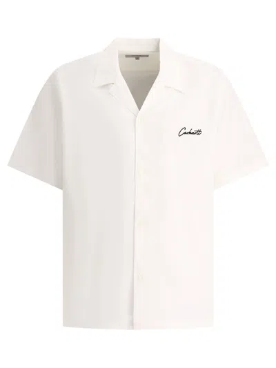 Carhartt Wip "delray" Shirt In White