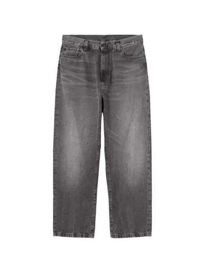 Carhartt Wip Denim Cotton Jeans In Black
