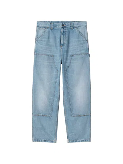 Carhartt Wip Denim Cotton Jeans In Black