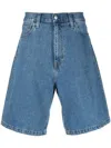 Carhartt Wip  Landon Blue Denim Shorts In Blue