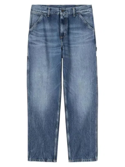 Carhartt Wip Denim Jeans In Animal Print