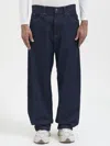 Carhartt Wip Denim Smith Brandon Trousers In Blue