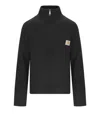 Carhartt Detroit Half Zip Acrylic Blend Sweater In Black