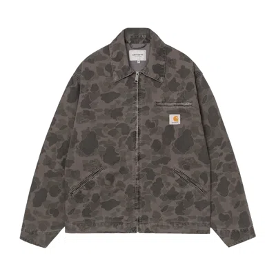 Pre-owned Carhartt Wip Detroit Jacket 'camo Duck/green/graphite' | Men's Size S