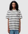 Carhartt Wip Dodson Pocket T-shirt In Dodson Stripe Horizontal, Natural