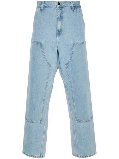 Carhartt Wip Double Knee Denim Jeans In Blue