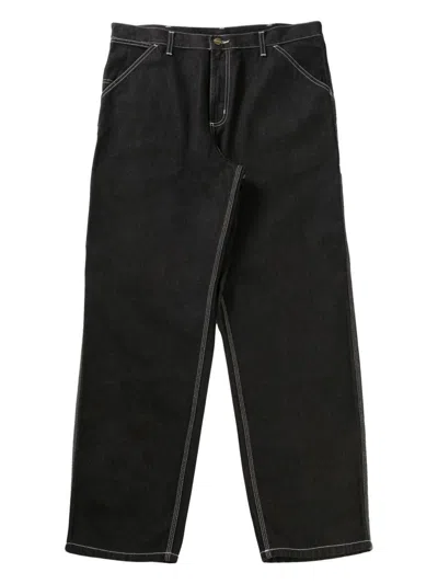 Carhartt Wip Double Knee Jeans In Black