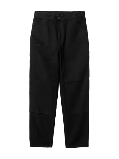 Carhartt Wip Double Knee Jeans Pant In Black