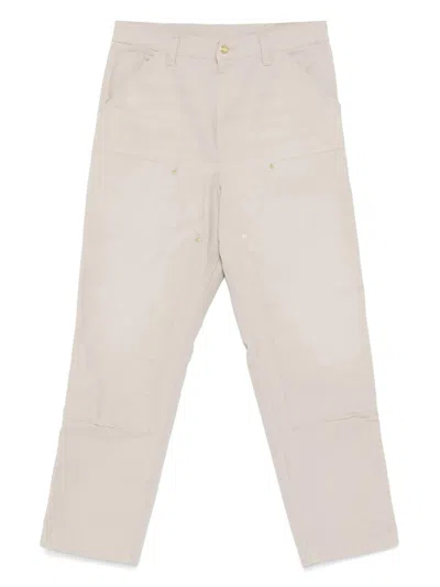 Carhartt Wip Double Knee Pant Clothing In 2or4o Dusky Beige