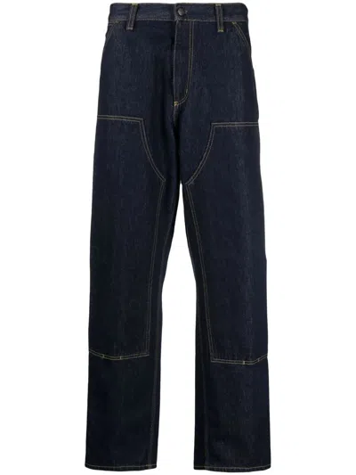 Carhartt Wip Double Knee Pant Clothing In Blue