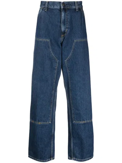 Carhartt Wip Double Knee Pant Clothing In Blue