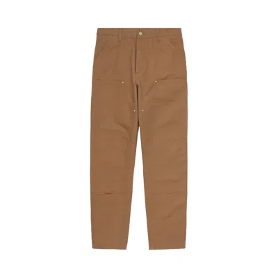 Pre-owned Carhartt Wip Double Knee Pant 'hamilton Brown Rinsed' | Men's Size 32