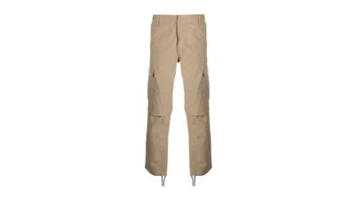 Pre-owned Carhartt Wip Double Knee Pant In Rinsed Leather
