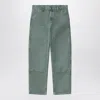 Carhartt Double Knee Pant Featuring Stitch Detailing In Green