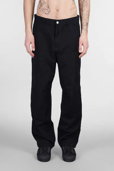 Carhartt Wip Double Knee Pants In Black