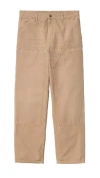 Carhartt Single Knee Pant Peanut In Organic Cotton In Beige