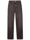 Carhartt Wip Brown Cotton Double Knee Pant In Brown
