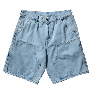 Pre-owned Carhartt Wip Double Knee Short 'blue' | Men's Size 34
