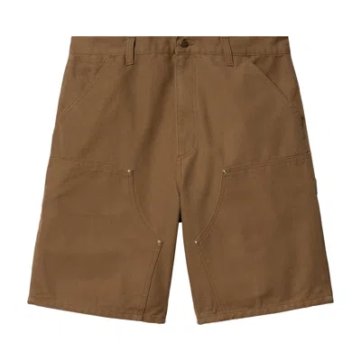 Pre-owned Carhartt Wip Double Knee Shorts 'hamilton Brown' | Men's Size 38