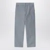 Carhartt Double Knee Pant With Patch Pockets In Gray