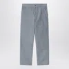 Carhartt Double Knee Pant With Patch Pockets In Gray