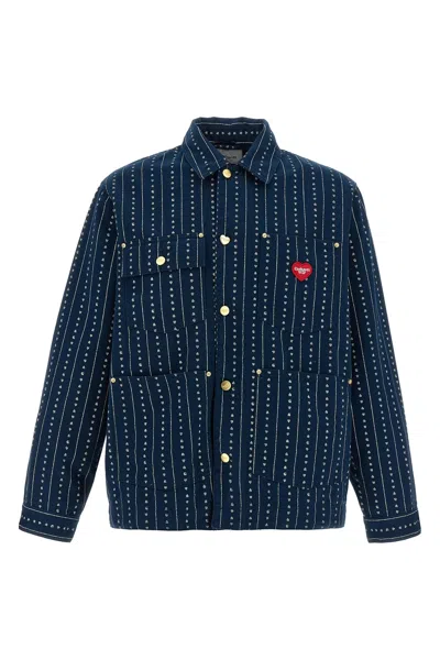 Carhartt Drewe Chore Jacket In Heart C Pins