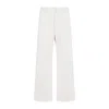 Carhartt Wide Leg Cotton Trousers With Side Pockets