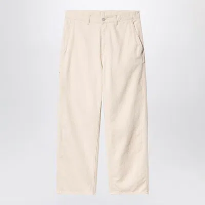 Carhartt Wip Drewe Pants In Natural Colour