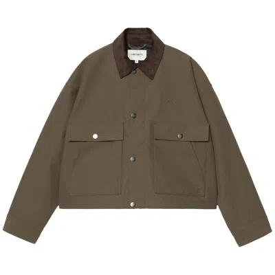 Pre-owned Carhartt Wip Dunham Jacket 'vitola/tobacco' | Brown | Women's Size Xs