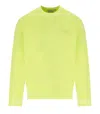 Carhartt Wip  Duster Script Arctic Lime Sweatshirt In Yellow
