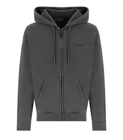 CARHARTT CARHARTT WIP DUSTER SCRIPT BLACK HOODIE
