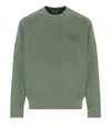 CARHARTT CARHARTT WIP  DUSTER SCRIPT GREEN SWEATSHIRT