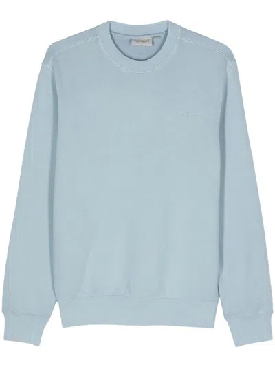 Carhartt Duster Script Sweatshirt In Blue