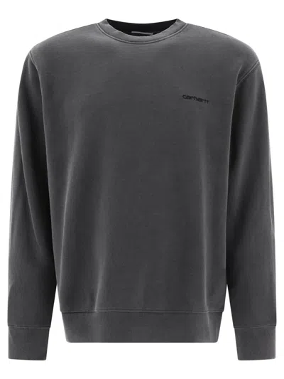 Carhartt Wip "duster Script" Sweatshirt In Black