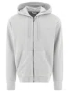 Carhartt Duster Script Zip-up Cotton Hoodie In Grey