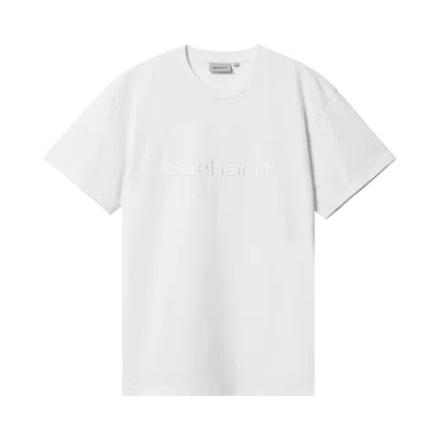 Pre-owned Carhartt Wip Duster Short-sleeve T-shirt 'white'