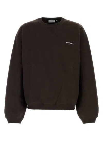 Carhartt Wip Ebbert Sweatshirt In Cotton Blend In Green