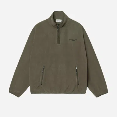 Carhartt Edmore Half Zip Sweatshirt In Green