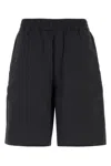 Carhartt Wip Embroidered Cotton Toland Short In Black