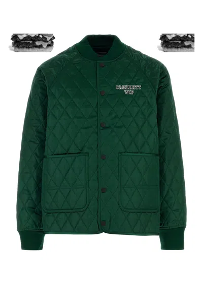 CARHARTT CARHARTT WIP EMERALD GREEN POLYESTER ALUMNI LINER