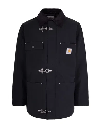 Carhartt Wip Essential Nylon Canvas Coat In Animal Print