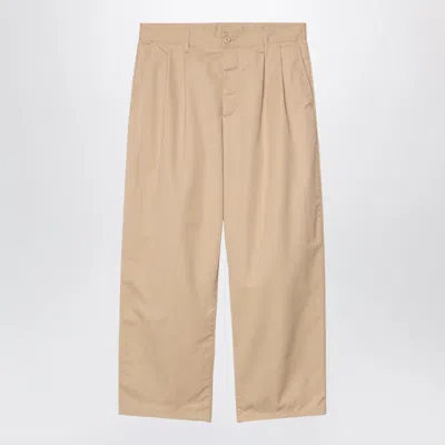 Carhartt Wip Evan Pant Wall/rinsed In Beige