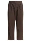 Carhartt Tailored Trousers Featuring Pockets In Brown