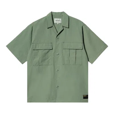 Pre-owned Carhartt Wip Evers Shirt 'park' In Green